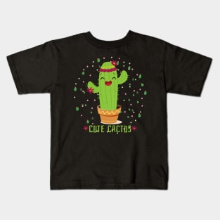 Cute Cactus Lover Cacti Funny T-Shirts for women and girls Kids T-Shirt